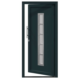 Voordeur Antracietkleurig 98 x 208 cm PVC 6