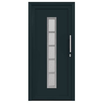 Voordeur Antracietkleurig 88 x 200 cm PVC 7