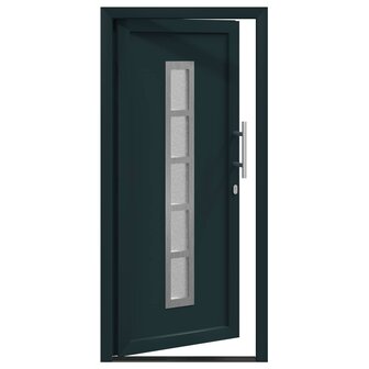 Voordeur Antracietkleurig 98 x 208 cm PVC 6