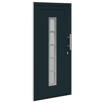 Voordeur Antracietkleurig 108 x 208 cm PVC 5