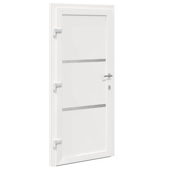 Voordeur Wit 98 x 200 cm PVC 10