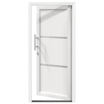 Voordeur Wit 98 x 208 cm PVC 6