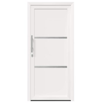 Voordeur Wit 108 x 208 cm PVC 7