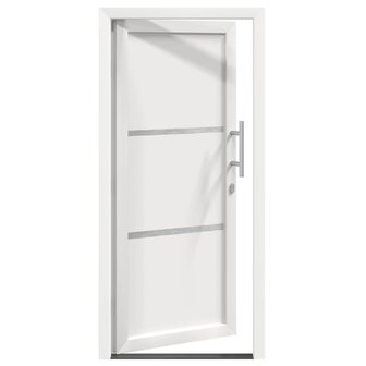 Voordeur Wit 88 x 200 cm PVC 6