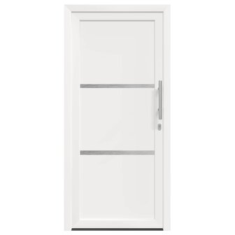 Voordeur Wit 88 x 200 cm PVC 7