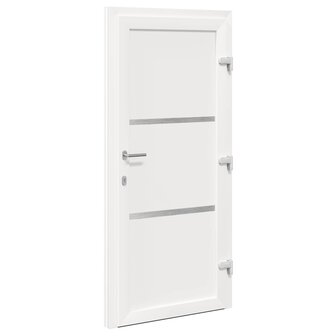 Voordeur Wit 108 x 208 cm PVC 10