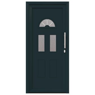 Voordeur Antracietkleurig 98 x 208 cm PVC 7