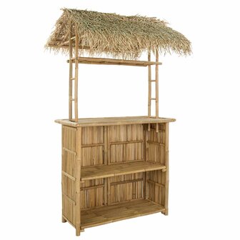 Buiten Bartafel Naturel 115 x 95 x 215 cm Bamboe 5