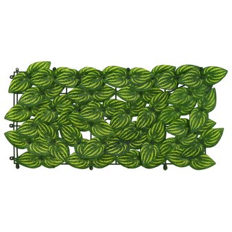 Balkonscherm met bladeren Groen en Geel 200 x 75 cm 3