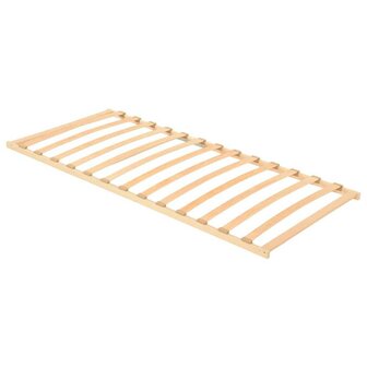 Lattenbodem Bruin 90 x 190 cm Massief beukenhout 1