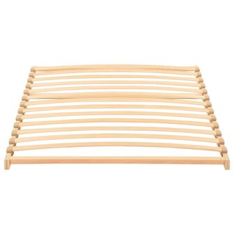 Lattenbodem Bruin 90 x 190 cm Massief beukenhout 2