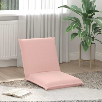 Vloerstoel Roze 54 x 64 x 59 cm Schapenstof 1