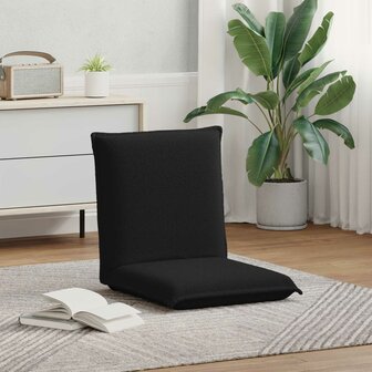Vloerstoel Zwart 54 x 64 x 59 cm Schapenstof 3