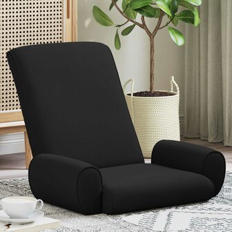 Vloerstoel Zwart 68 x 51 x 56 cm Grove Fluweel 1
