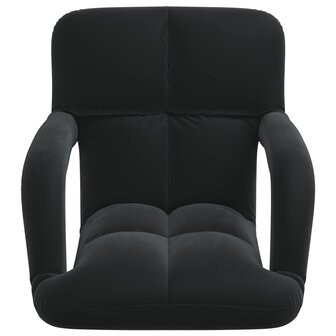 Vloerstoel Zwart 58 x 62 x 58 cm Fluweel 4