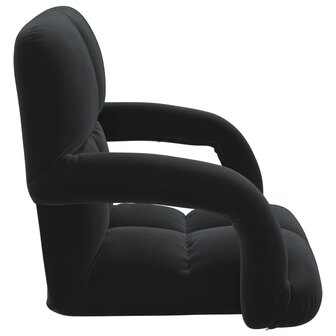 Vloerstoel Zwart 58 x 62 x 58 cm Fluweel 5
