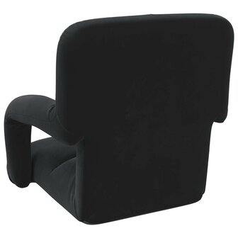 Vloerstoel Zwart 58 x 62 x 58 cm Fluweel 6