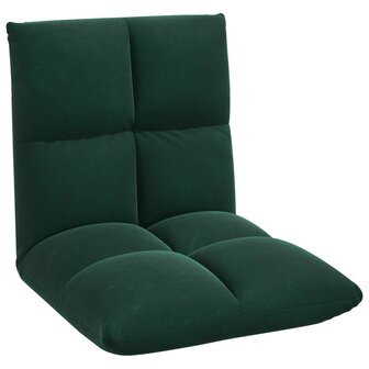 Vloerstoel Donkergroen 50 x 61 x 57 cm Fluweel 2
