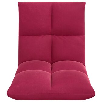 Vloerstoel Wijnrood 50 x 61 x 57 cm Fluweel 4
