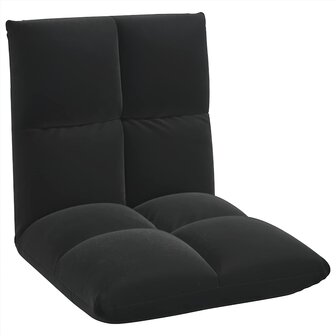 Vloerstoel Zwart 50 x 61 x 57 cm Fluweel 2