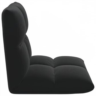 Vloerstoel Zwart 50 x 61 x 57 cm Fluweel 5