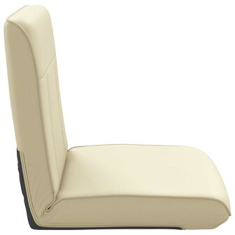 Vloerstoel Cr&egrave;me 50 x 73 x 60 cm Nep Leer 5