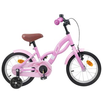 Kinderfiets 12 Inch voor 2-4 jaar oud Lichtroze 1