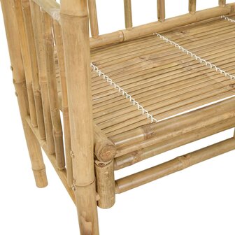 Tuinboog met Bank Naturel 115 x 50 x 205 cm Bamboe 6