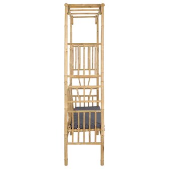 Tuinboog met Bank Naturel 115 x 50 x 205 cm Bamboe 4