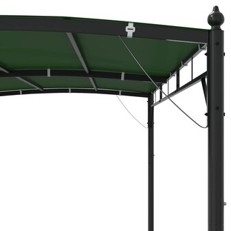 Prieel 3 x 3 x 2,55 m Groen Stof en Aluminium 180 5