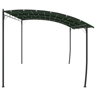 Prieel 4 x 3 x 2,55 m Groen Stof en Aluminium 180 3