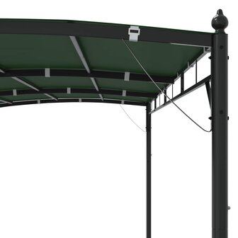 Prieel 4 x 3 x 2,55 m Groen Stof en Aluminium 180 5
