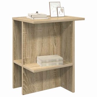 Salontafel Sonoma Eiken 40 x 30 x 49 cm Bewerkt hout 2