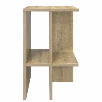 Salontafel Sonoma Eiken 40 x 30 x 49 cm Bewerkt hout 4