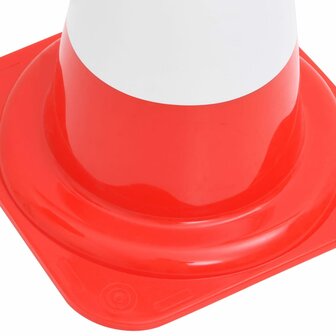 Verkeerskegel 20 st reflecterend 50 cm rood en wit 4