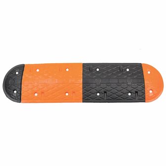 Verkeersdrempel 129x32,5x4 rubber geel en zwart 2