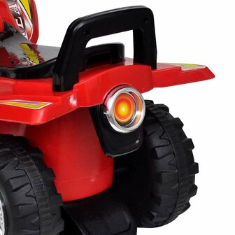 Loopquad met licht en geluid rood 4
