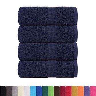 Washandjes FROGN 4 st 30x30 cm 360 g/m&sup2; marineblauw 2