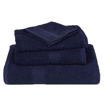 Washandjes FROGN 4 st 30x30 cm 360 g/m&sup2; marineblauw 4