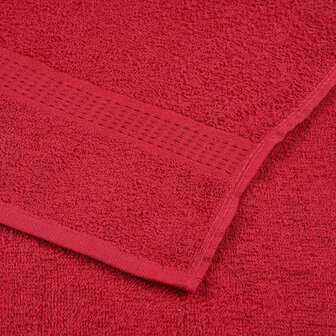 Washandjes FROGN 4 st 30x30 cm 360 g/m&sup2; rood 6