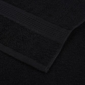 Washandjes FROGN 4 st 30x30 cm 360 g/m&sup2; zwart 6