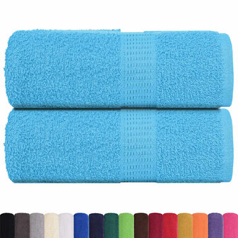 Washandjes FROGN 2 st 30x30 cm 360 g/m&sup2; turquoise 2
