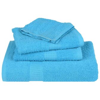Washandjes FROGN 2 st 30x30 cm 360 g/m&sup2; turquoise 4