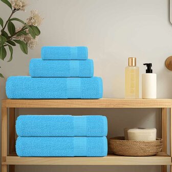 Washandjes FROGN 4 st 30x30 cm 360 g/m&sup2; turquoise 3