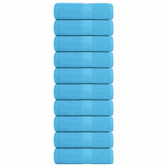 Washandjes FROGN 10 st 30x30 cm 360 g/m&sup2; turquoise 1