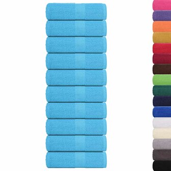 Washandjes FROGN 10 st 30x30 cm 360 g/m&sup2; turquoise 2