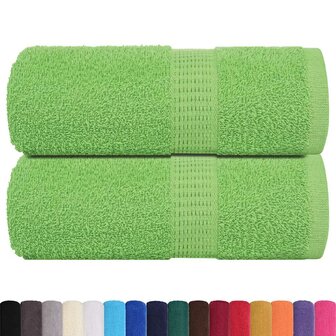 Washandjes FROGN 2 st 30x30 cm 360 g/m&sup2; appelgroen 2