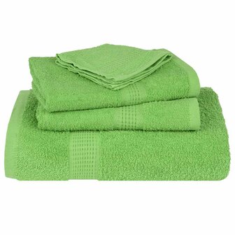 Washandjes FROGN 4 st 30x30 cm 360 g/m&sup2; appelgroen 4