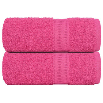 Washandjes FROGN 2 st 30x30 cm 360 g/m&sup2; roze 1