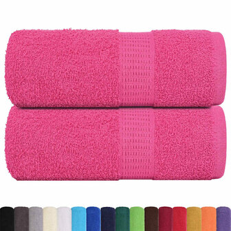 Washandjes FROGN 2 st 30x30 cm 360 g/m&sup2; roze 2